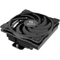 Akasa chladič CPU - ALUCIA H6LS (67.20 mm), CPU Kühler, Schwarz, Blau