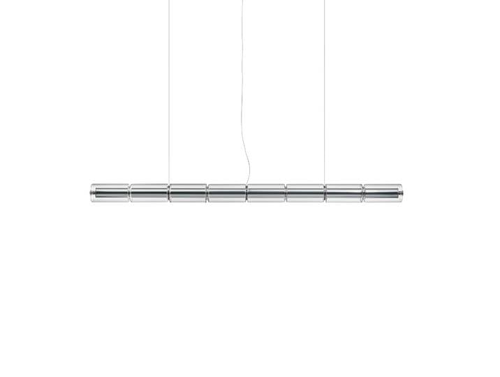 Flos Suspension Luce Cilindrica S1 165,6 cm Glass