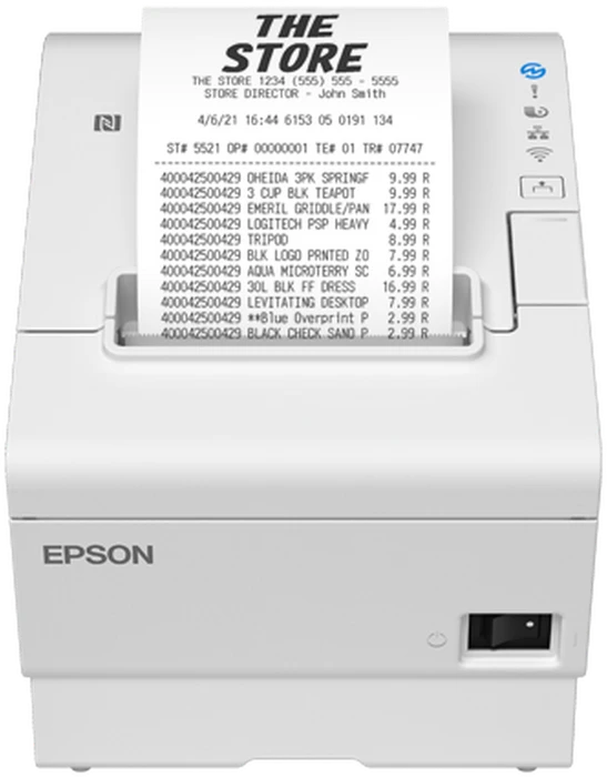 EPSON TM-T88VII (151): USB ETHERNET FIXED INTERFACE PS WHITE