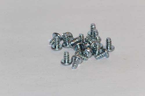 Hammond Electronics 1598ATS100 Befestigungsschraube Stahl Silber 100St.