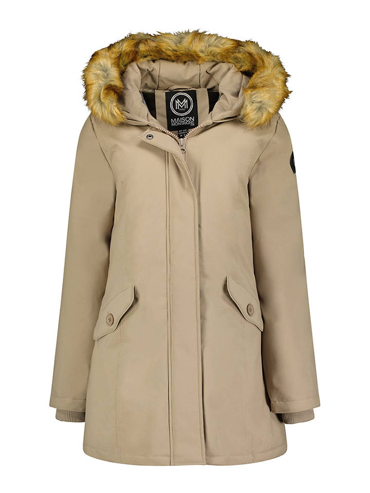 Maison Montaigne Parka "Dinamai" in Beige - XXL