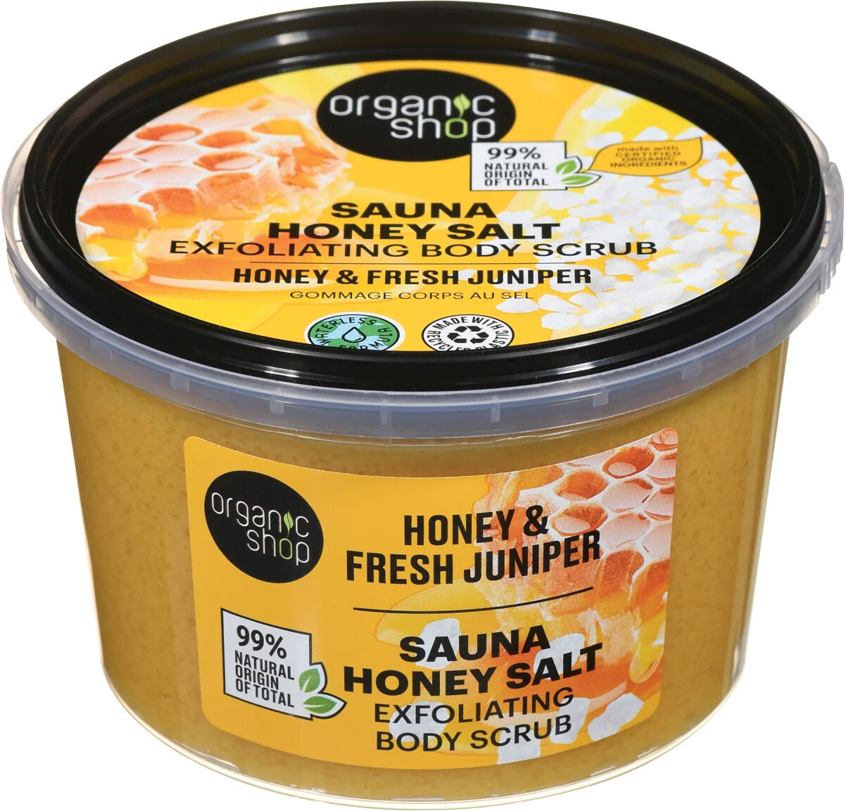 ORGANIC SHOP Honey & Fresh Juniper Body Scrub 250ml