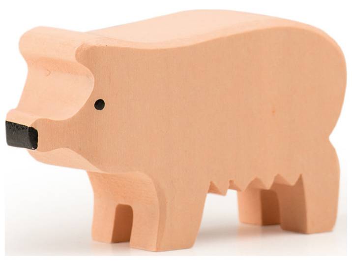 Pro Montagna Schwein gross stehend 7cm