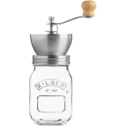 Kilner 0025.785, Kaffeemühle, Silber, Transparent