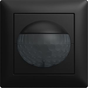 Busch-Jaeger Bewegungsmelder Wächter 62764 UJ-915-WL, Set, 180°, 12 m, innen, Busch-Balance SI, schwarz matt
