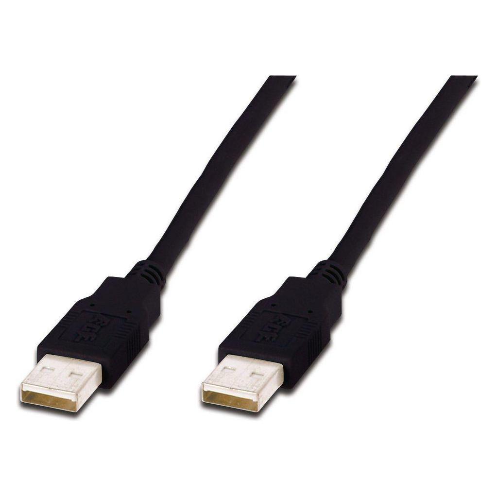 Digitus USB A - USB A (1 m, USB 2.0) (AK-300100-010-S)