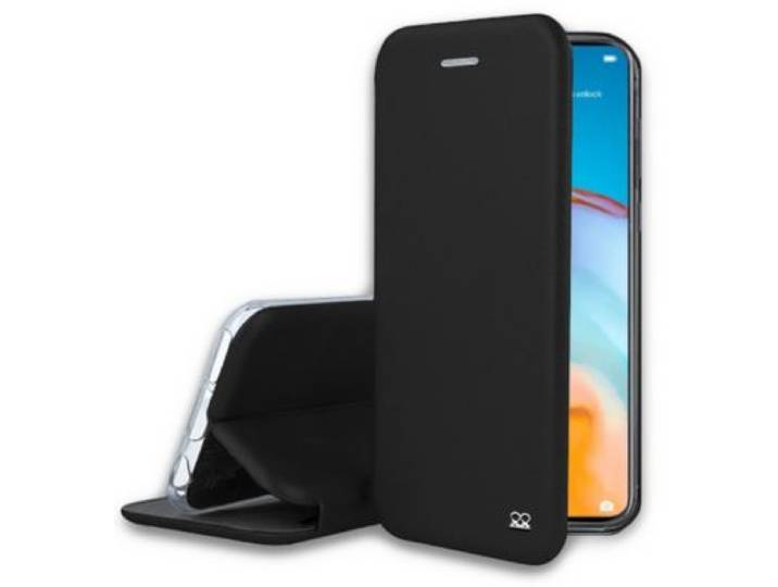 Ibroz - Etui Huawei P40 Lite Cuir Noir
