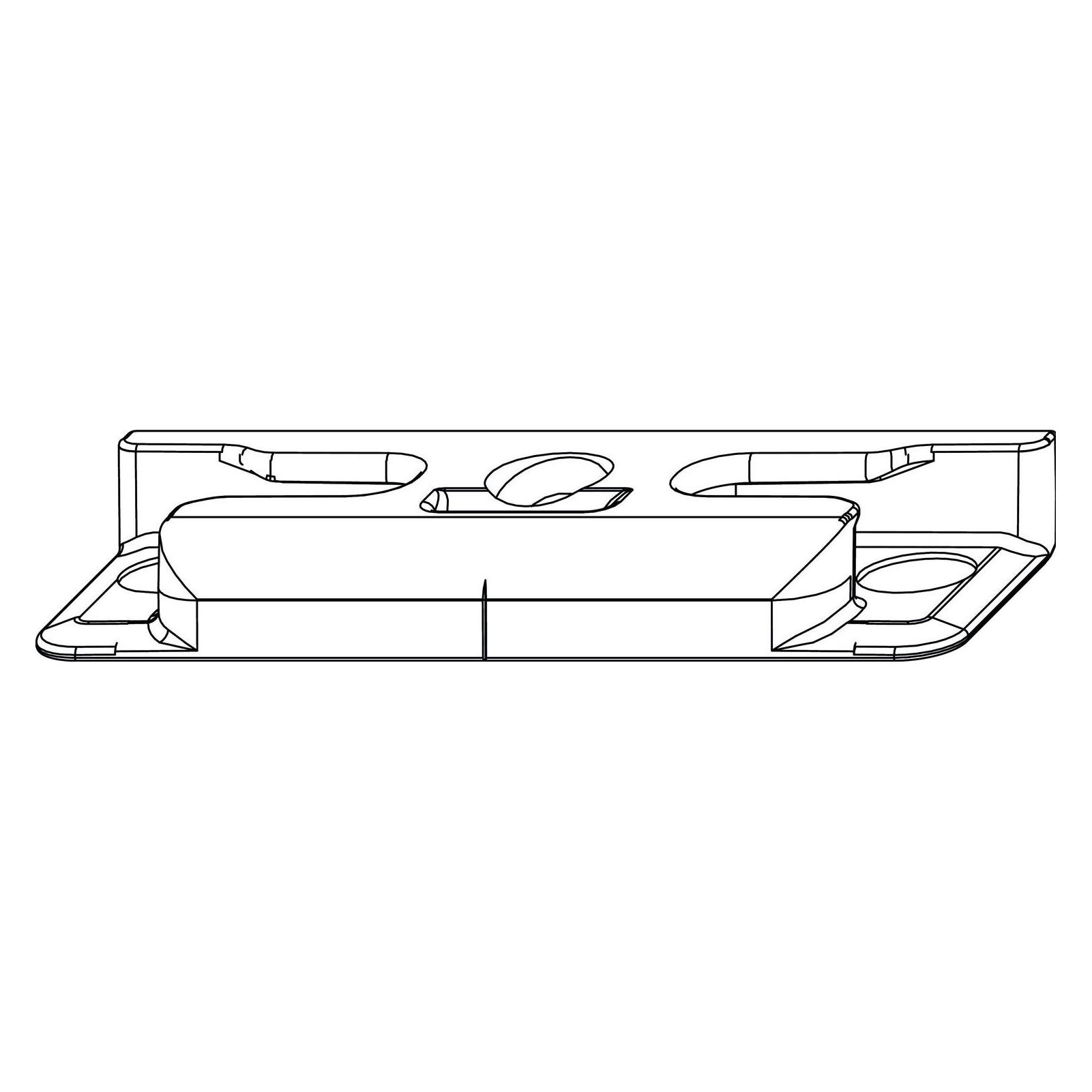 Maco Schliessteil iS 12L Eurofalz 24 mm 13V -1 mm Tricoat-Evo (42729334)