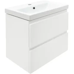 Cersanit Dormo Waschtisch mit Unterschrank 50x34,5x63 cm weiß glänzend SIKONCMO006BL