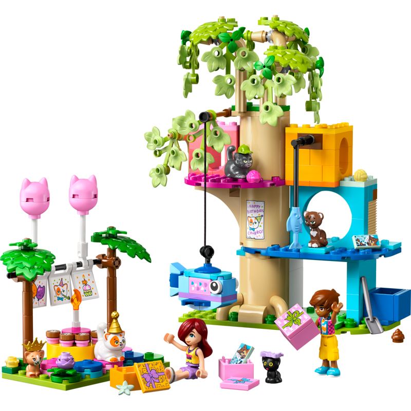 LEGO Friends 42666 Katzengeburtstagsparty & Baumhaus