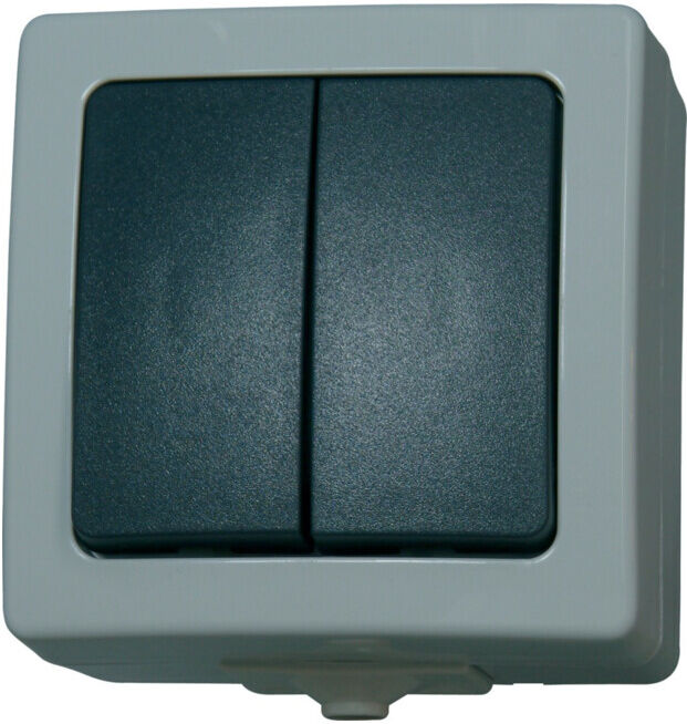 Kopp Interrupteur série AP/FR Nautic gris (565556008)