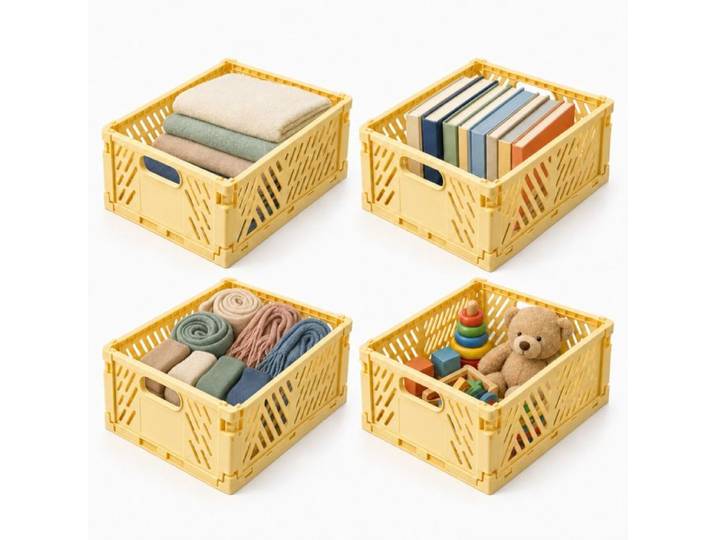 Relaxdays Klappbox 4er Set