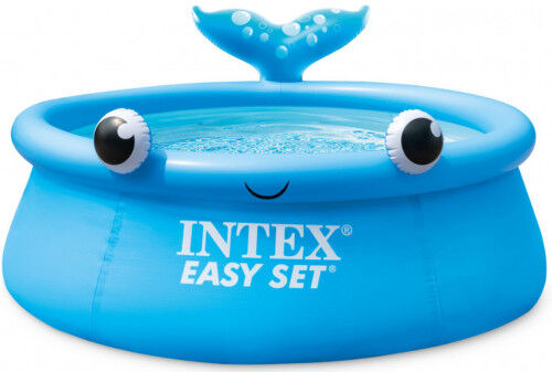 INTEX Piscine gonflable ronde Whale Easy Set 183x51cm 26102NP