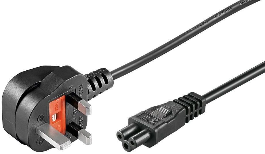Microconnect Power Cord UK Type G to IEC C5 Black - 0.5m