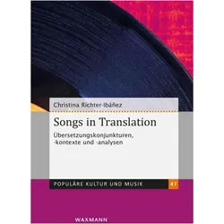 Songs in Translation, Fachbücher von Christina Richter-Ibáñez