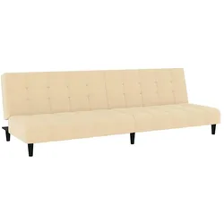 vidaXL, Sofa + Bettsofa, Jericho (Ohne Armlehnen) (2-Sitzer)