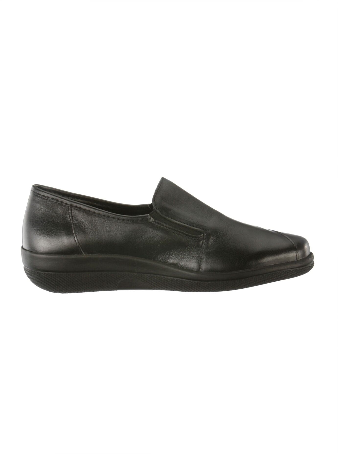 Slipper ACO, Damen, Gr. 37, schwarz, Glattleder, Schuhe Slipper schwarz 37