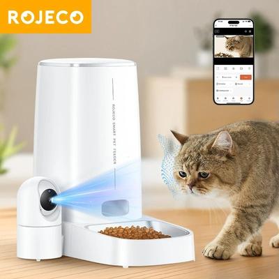 Uplift Essentials 4L Smart Automatic Pet Feeder With 360 Rotating HD Camera & WiFi 4L Smart Automatic Pet Feeder With 360 Rotating HD Camera & WiFi
