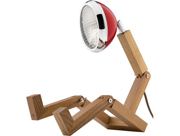 Piffany Mr. Wattson Original Tischlampe Flash red