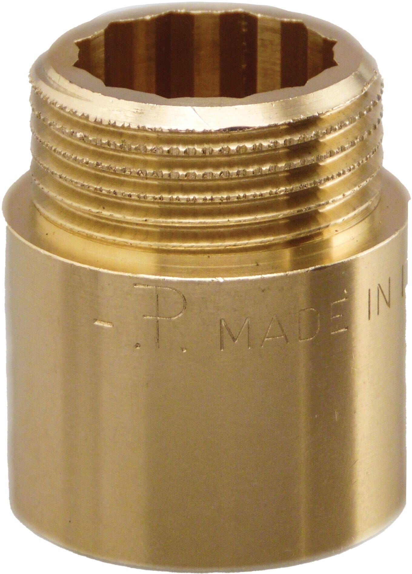 Tecnomat PROLUNGA PATTARONI OTTONE GIALLO FM 1" LUNGHEZZA 10 mm