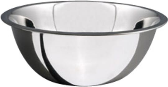 salvinelli Ciofon21 Ciotola Tonda Diametro 21 Cm Fonda In Acciaio Colore Cromo - Ciofon21