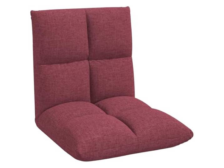 Verstellbarer Bodensessel Rotwein Stoff 55 x 61 x 57 cm Metallrahmen, Schaumstoff und Polypropylenfaser, Wohnzimmer, Schlafzimmer, Spielzimmer