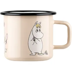 Muurla Becher 370 ml Retro Mumins Snorkfräulein beige