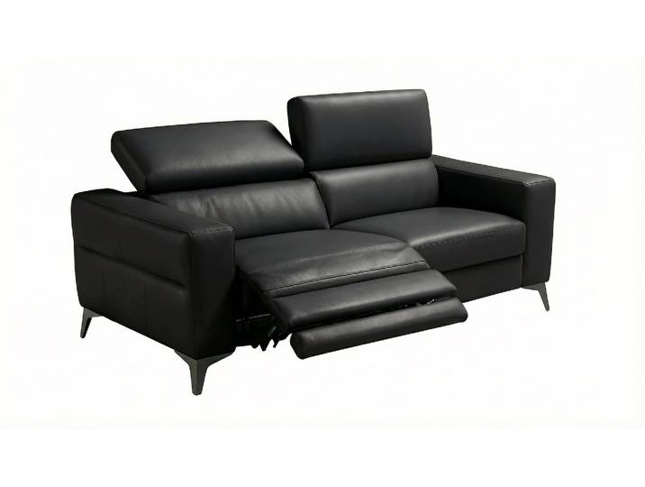 Design Couch LONATO Leder 2 Sitzer Relaxsofa Ledercouch Designer Ledersofa