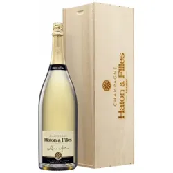 Jéroboam - Champagner Haton & Filles - Cuvée Rene Haton - Blanc de Blancs 1er Cru - Holzkiste