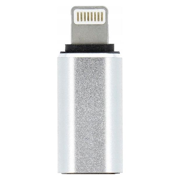 OEM Converter Adapter Type C (female) to Lightning (male) silver (USB-C, Lightning) (49068703)