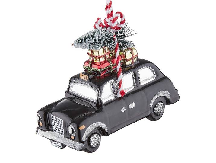 Décoration de Noël voiture 5 x 8 x 11cm Multicolore/Multicolore