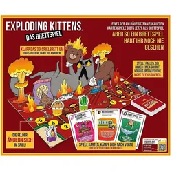 Exploding Kittens Das Brettspiel (Deutsch, 2 - 6 Spieler)