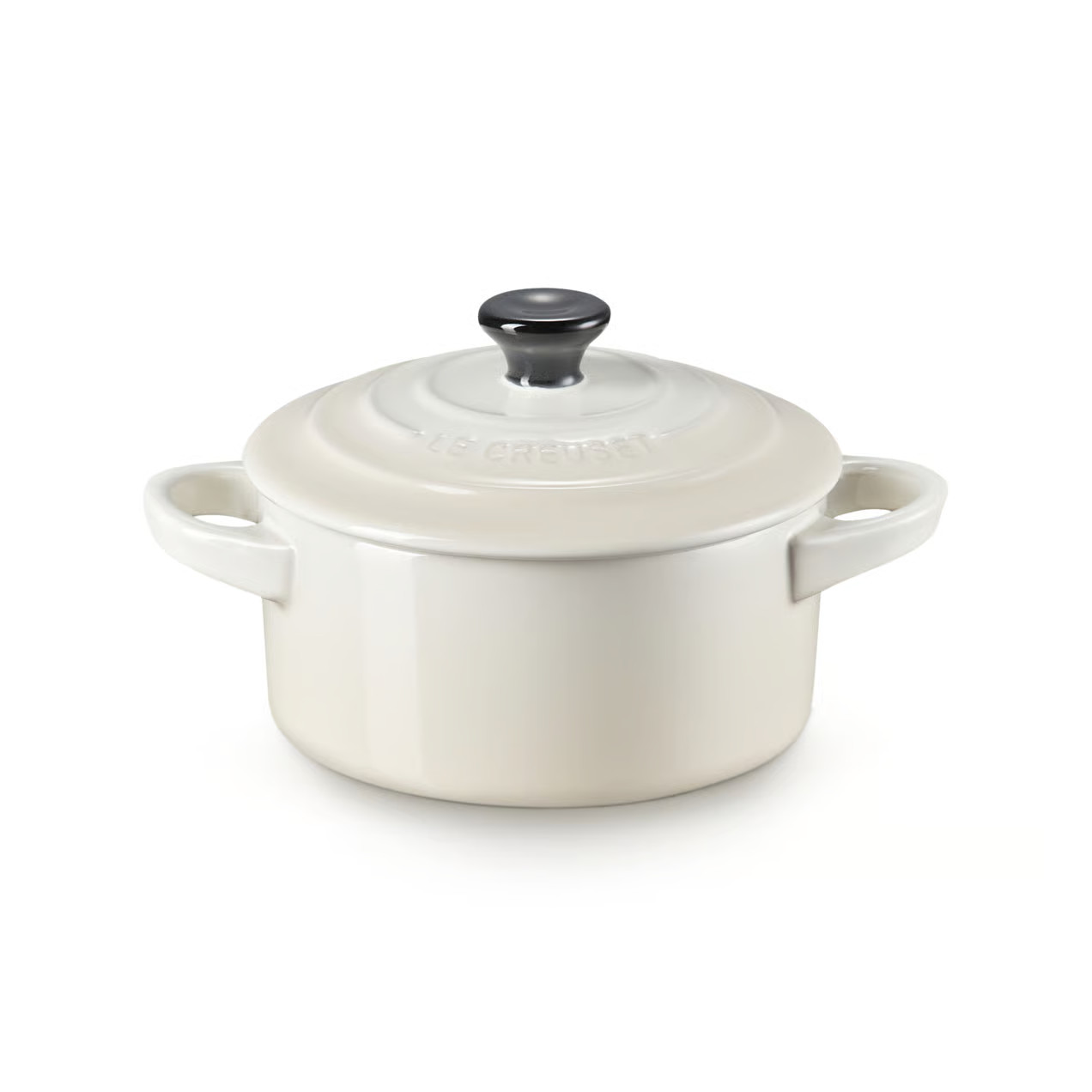Le Creuset Mini Cocotte van aardewerk, 250 ml, diameter 10 cm, Meringue