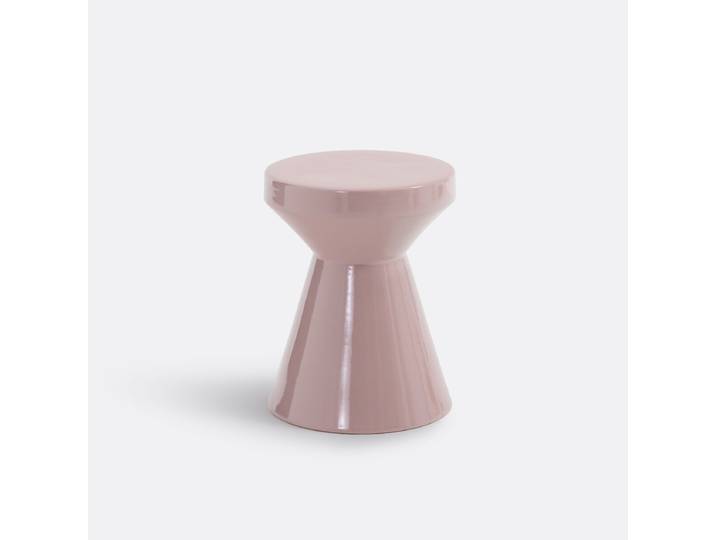 LA REDOUTE Bout de canapé ou chevet céramique Matmat Rose
