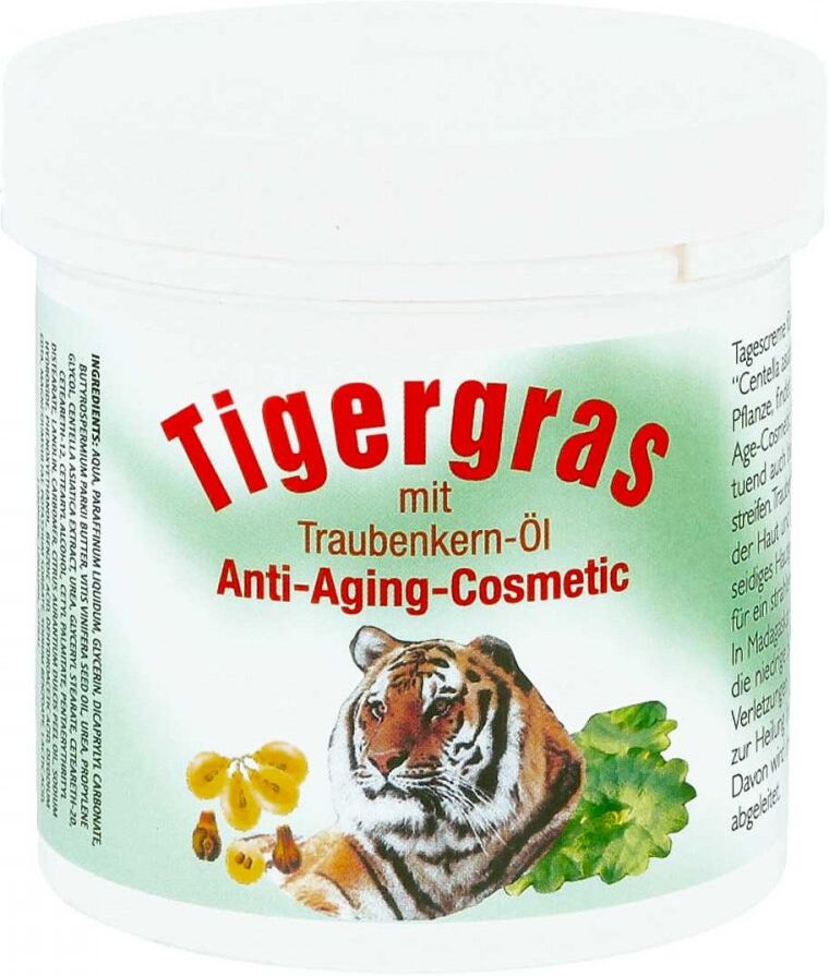 Tigergras Creme mit Traubenkernöl