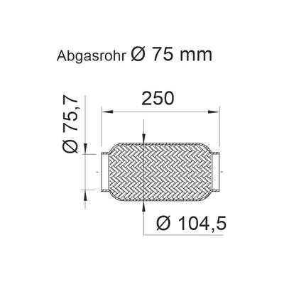 ERNST Flexrohr, Abgasanlage 460484