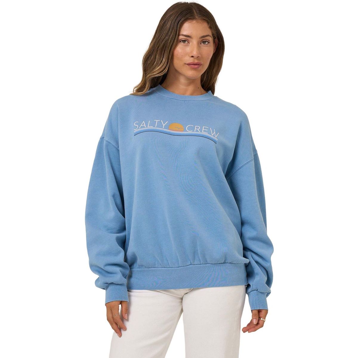 Salty Crew Horizon Crew ash blue (ASHB) XS 20335505W-ASHB-XS