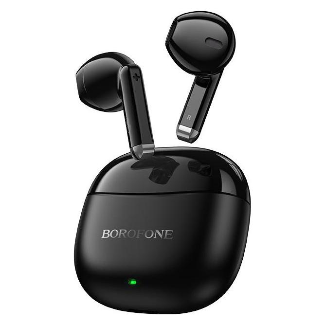 Borofone - Wireless Earbuds Deep Rhyme (BW88) - Bluetooth V5.4, True Wireless, 300mAh - Black (3.50 h, Kabellos) (59423605)