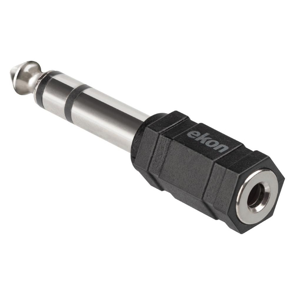 Ekon Audio adapter with 3.5mm female jack and 6.3mm male jack connectors (Klinkenadapter) (ECAJACKAD35F63M)
