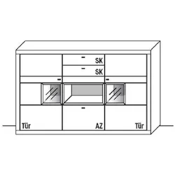 Wöstmann Aurum Highboard 3041