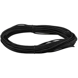 Paulmann LED Seilsystem CORDUO Spannseil, 20 Meter, Ø 2.5mm2, isoliert, für Spannweite 10 Meter, Schwarz PAUL-94593