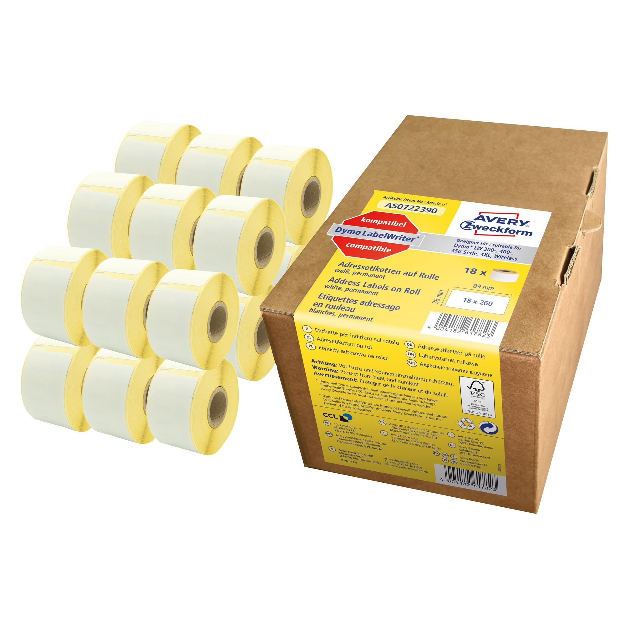 Avery Rollen-Etiketten (AS0722390)