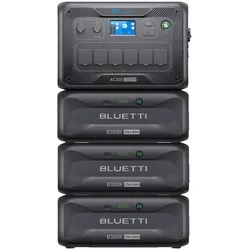 Bluetti AC300 3000 W Home Backup mit 3 x B300K | 8,2 kWh Speicher