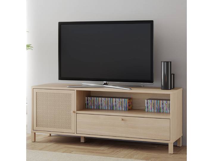 TV-Lowboard Spanplatte, foliert Braun 156 x 60 x 42cm