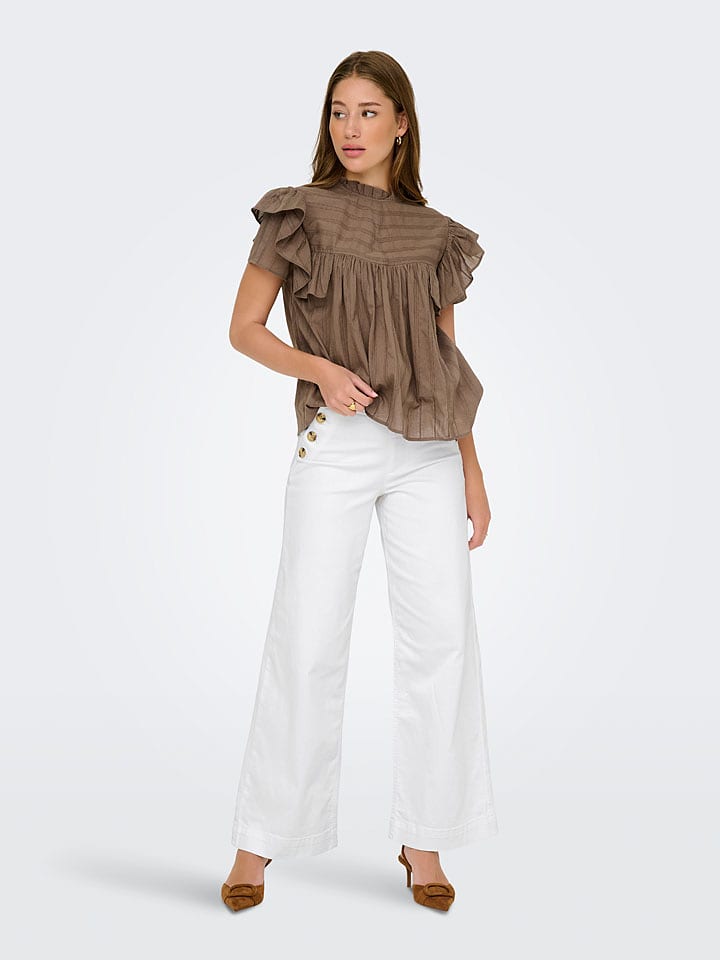 ONLY Jeans - Wide leg - in Weiß - W25/L30