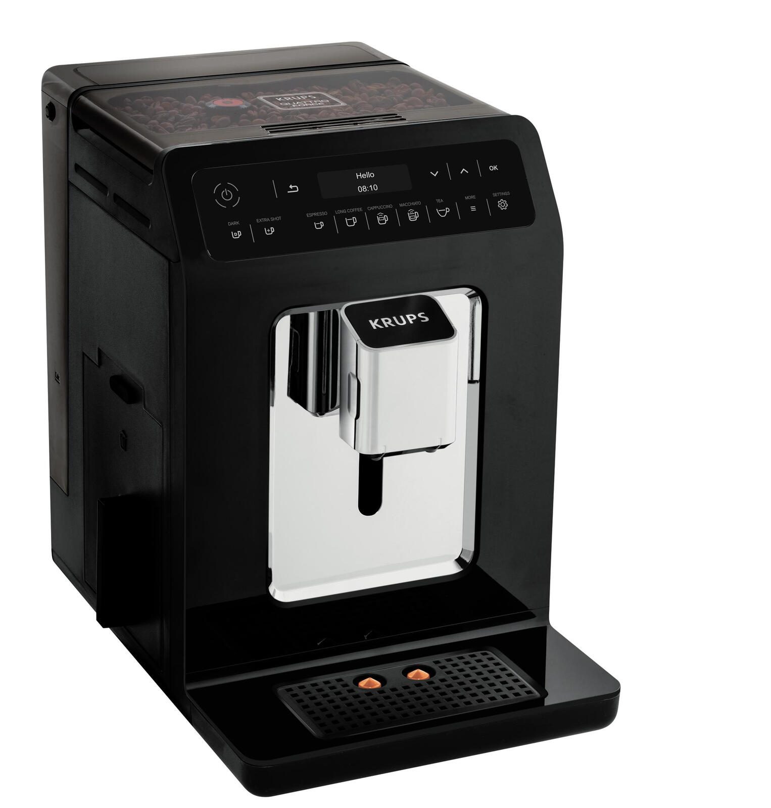 Krups Evidence EA8908 - automatische Kaffeemaschine mit Milchaufschäumer - Schwarz EA890810