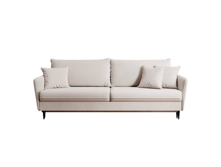 SCHLAFSOFA Volio Beige schwarzen Beinen