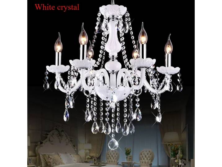 Plafonnier LED en cristal au design vintage élégant, luminaire décoratif d'intérieur, idéal pour un salon ou une table à manger