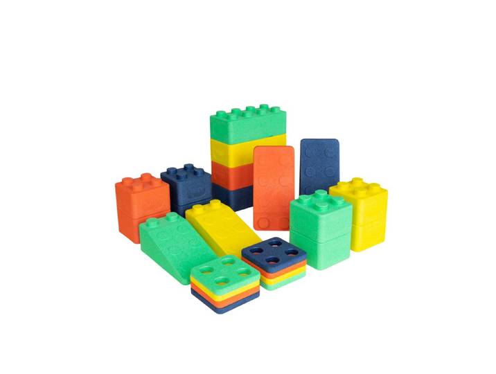 bygge Set KREATIVFYR (24 Teile) Spielbausteine, (KiTA-Set, XXL-Set), Made in Germany, teilweise aus recyceltem Material, 100% recyclebar