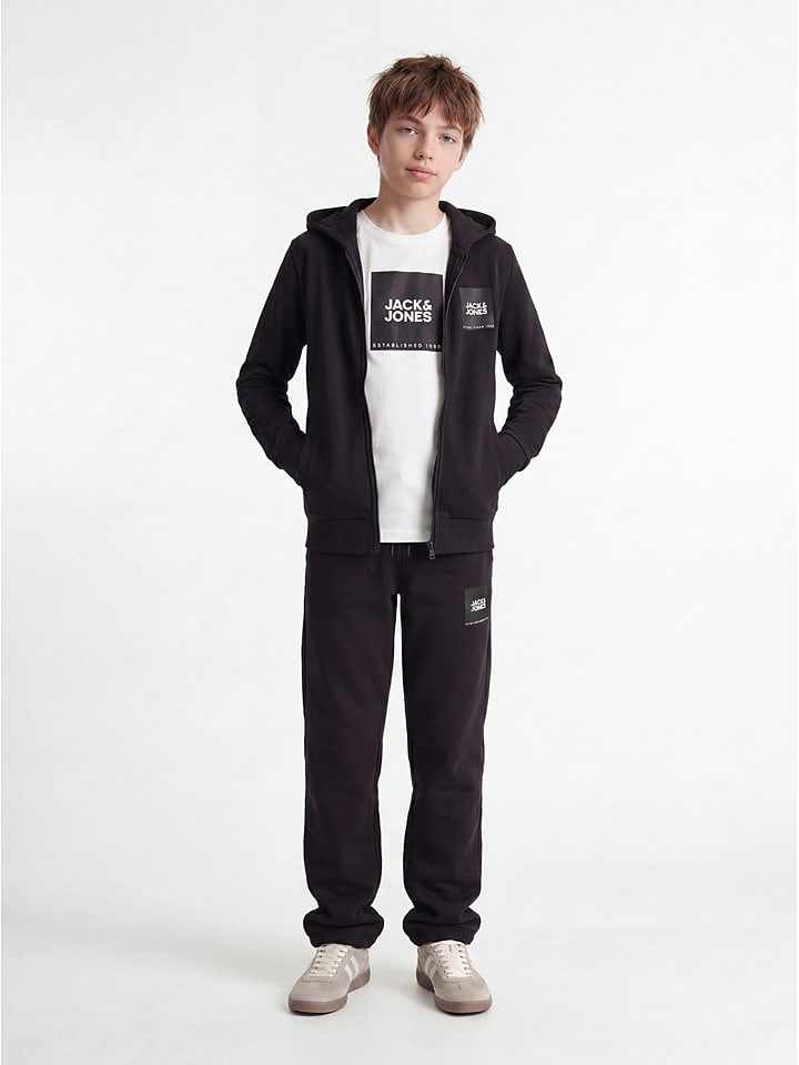 JACK & JONES Junior Jogginganzug in Schwarz - 176